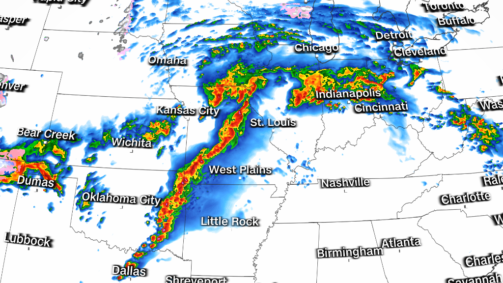 Weather radar tracking